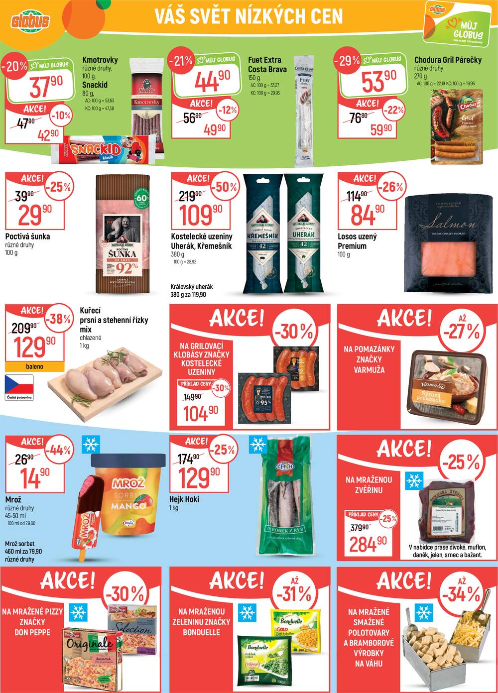 Akční leták Globus 29.4. - 5.5.2026 - Globus Praha - Štěrboholy