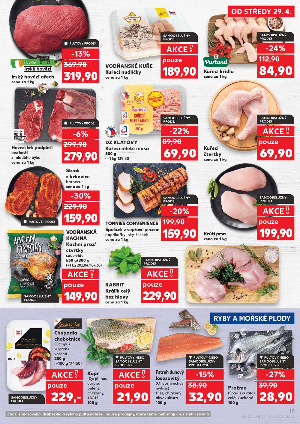 Kaufland 29.4. - 5.5. - Kaufland - Praha 6 (Podbaba)