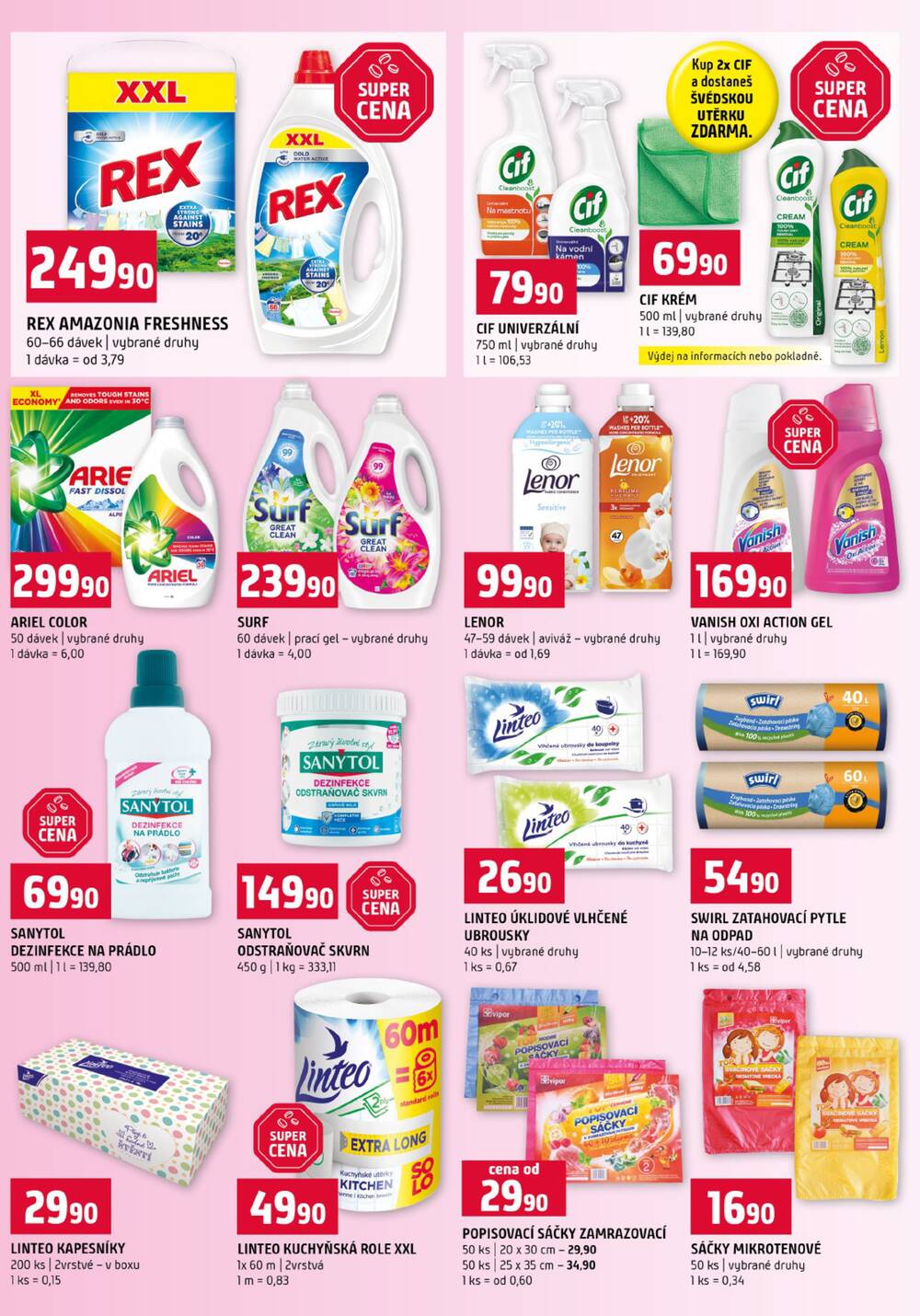 Leták Terno - Terno Prachatice, Tábor, Strakonice a Blatná 29.4. - 5.5. - strana 15