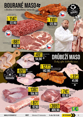 JIP Cash & Carry Brno, Praha, Ostrava, Jilemnice, Pardubice, Ostrava, Karlovy Vary, Olomouc a Zlín od 29.4. do 5.5.2026