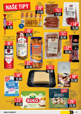 JIP Cash & Carry České Budějovice, Most, Náchod, Polička, Sušice a Svoboda nad Úpou od 29.4. do 5.5.2026