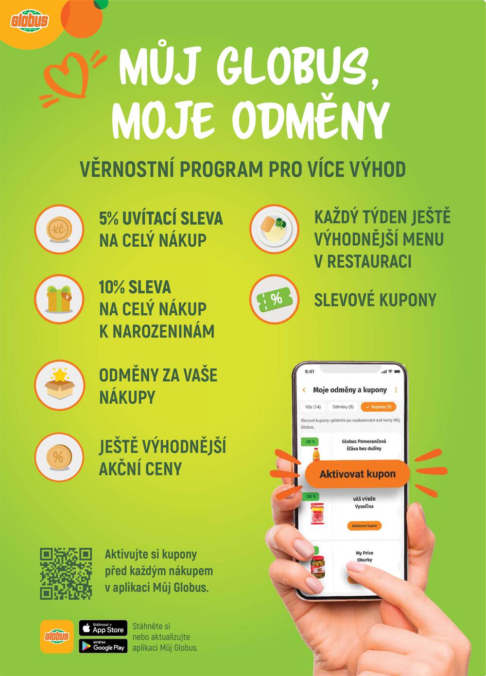 Akční leták Globus 6.5. - 12.5.2026 - Globus Brno Ivanovice