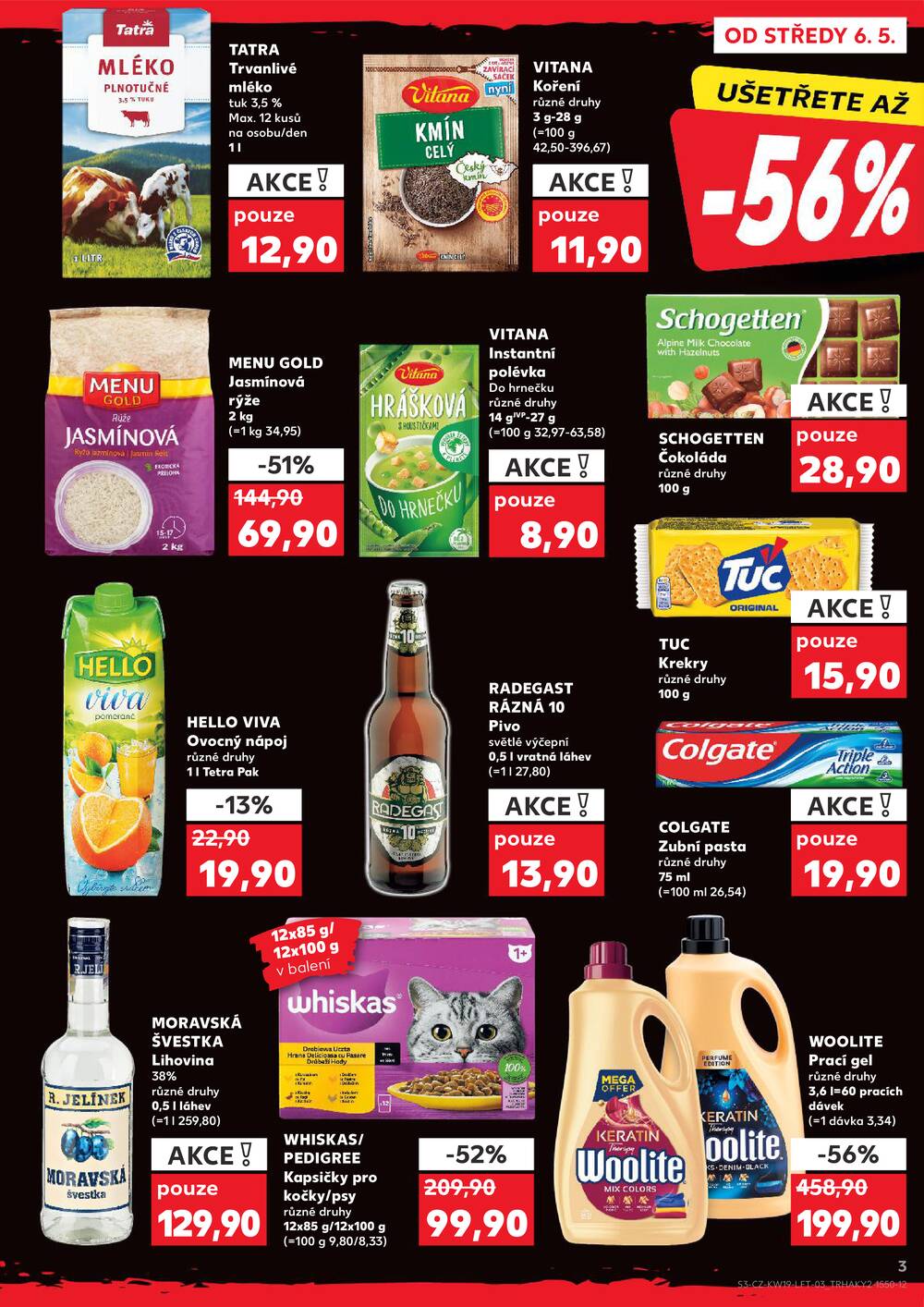 Leták Kaufland - Kaufland 6.5. - 12.5. - Kaufland - Praha 6 (Podbaba) - strana 3