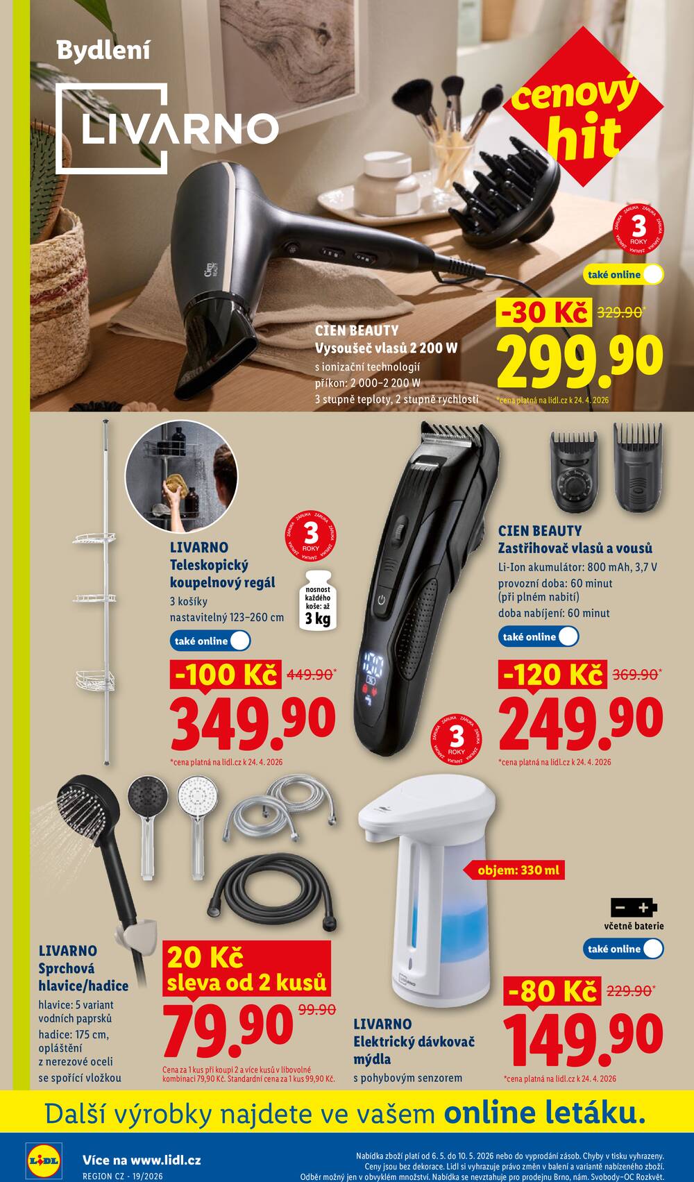 Lidl Čtvrtek od 7.5. do 10.5.2026