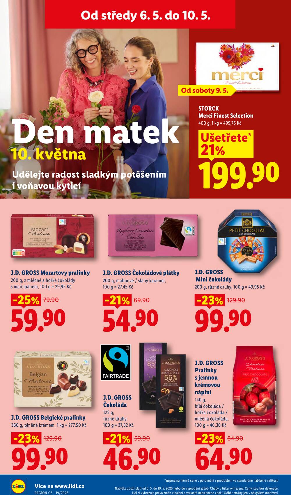 Lidl Čtvrtek od 7.5. do 10.5.2026