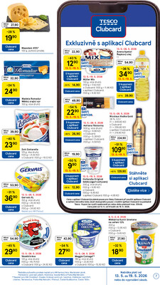 Tesco malé hypermarkety od 13.5. do 19.5.2026