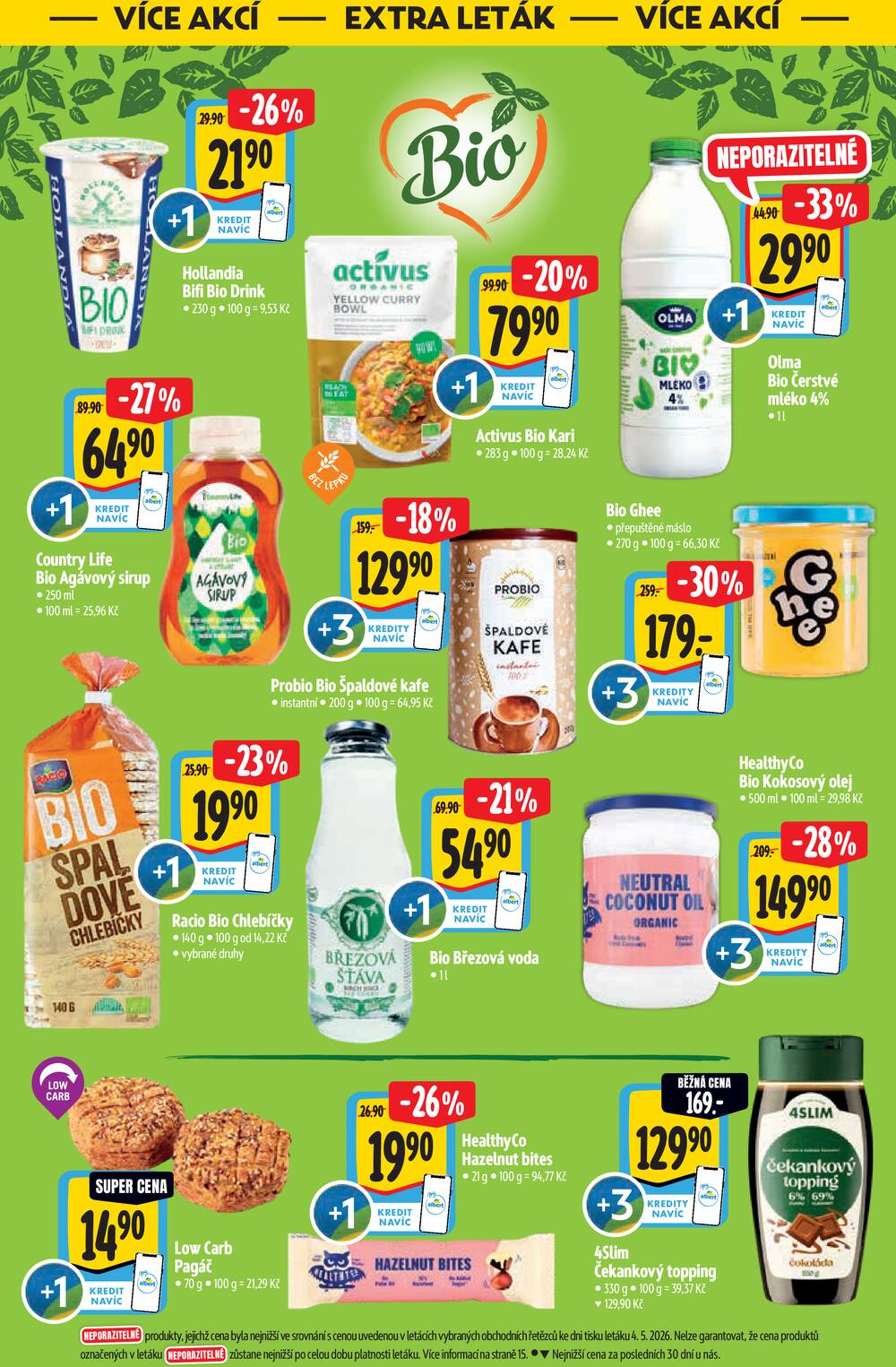 Albert Supermarket katalog Bio od 13.5. do 26.5.2026