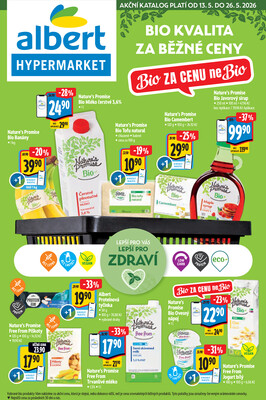 Leták Albert  Hypermarket katalog Bio od 13.5. do 26.5.2026