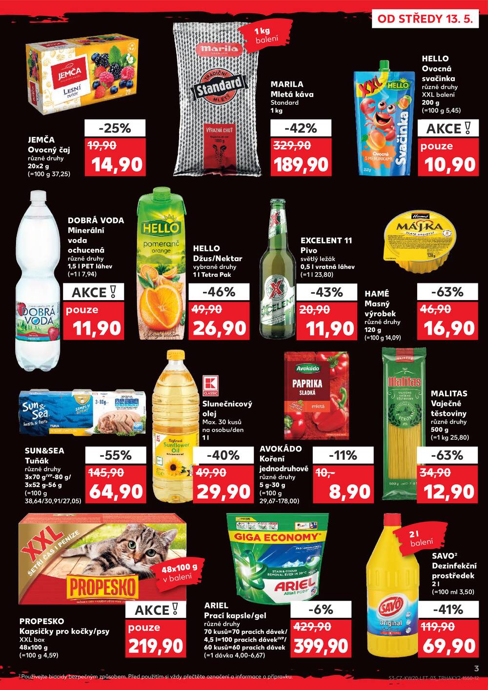 Kaufland 13.5. - 19.5. - Kaufland - Praha 3 (Jarov)