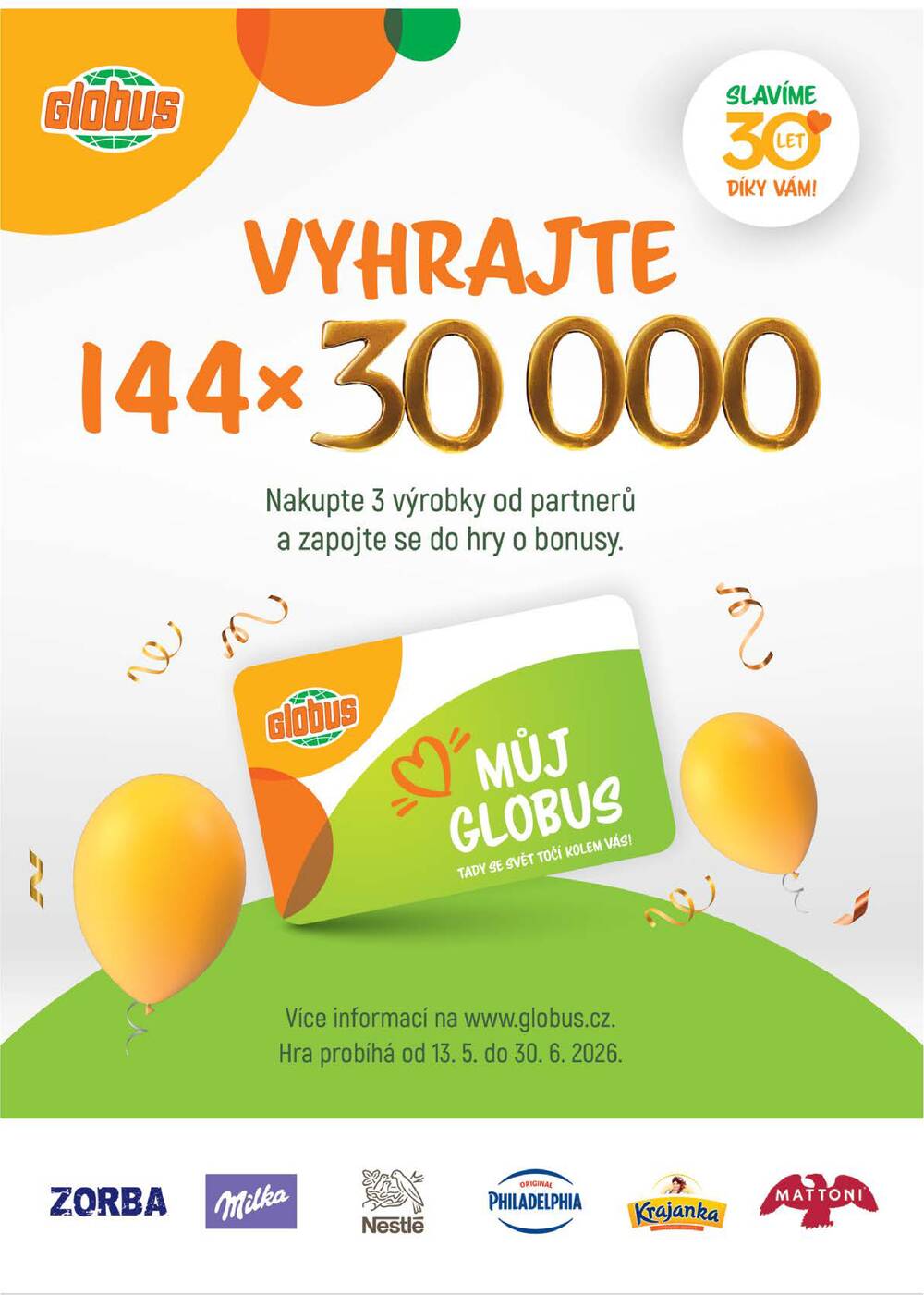 Leták Globus - Akční leták Globus 13.5. - 19.5.2026 - Globus Praha - Zličín - strana 1