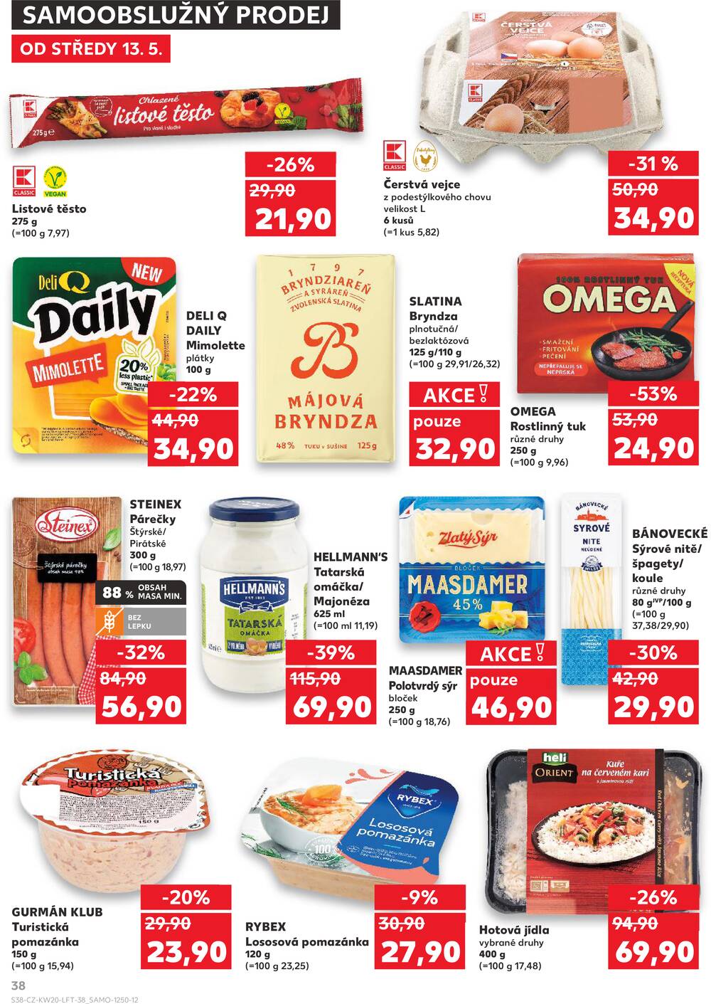 Leták Kaufland - Kaufland 13.5. - 19.5. - Kaufland - Strakonice - strana 38