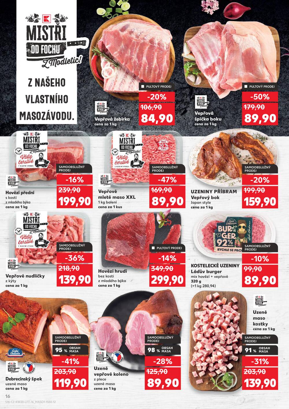 Leták Kaufland - Kaufland 13.5. - 19.5. - Kaufland - Praha 8 (Libeň) - strana 16