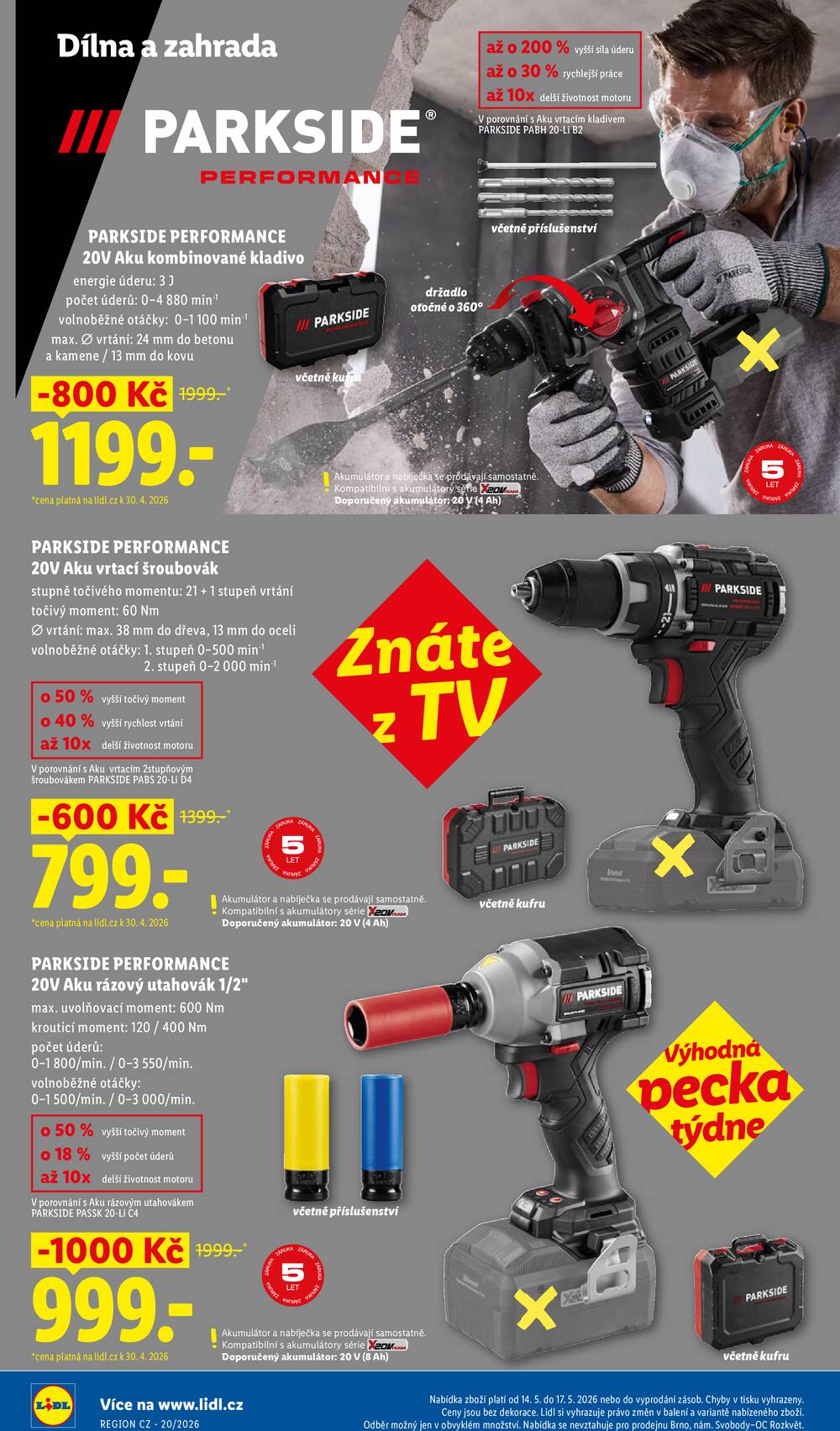 Lidl Čtvrtek od 14.5. do 17.5.2026