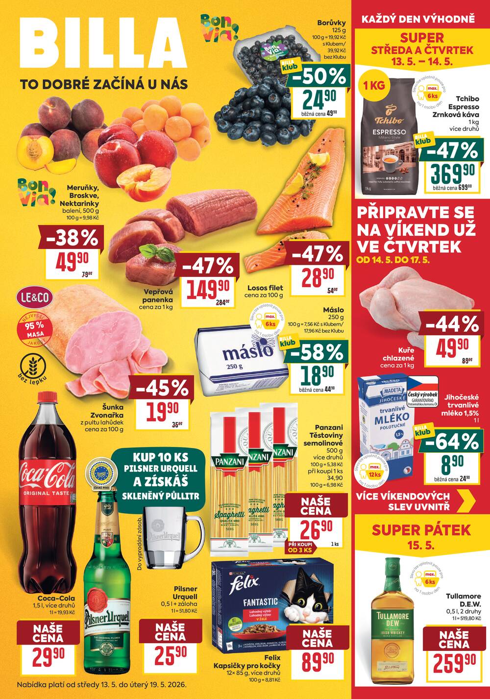 BILLA malý leták od 13.5. do 19.5.2026