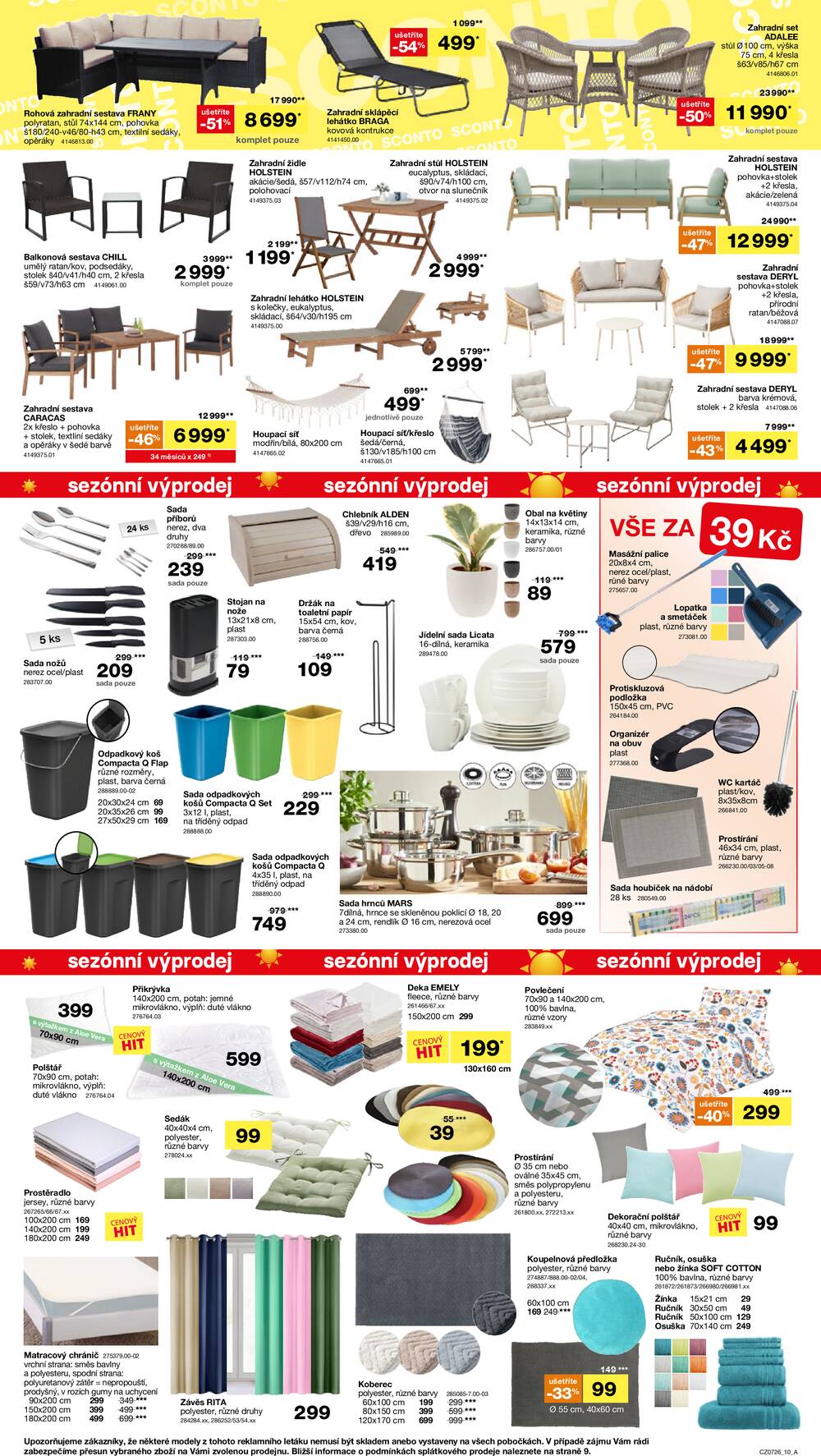 Sconto nábytek od 20.5. do 16.6.2026
