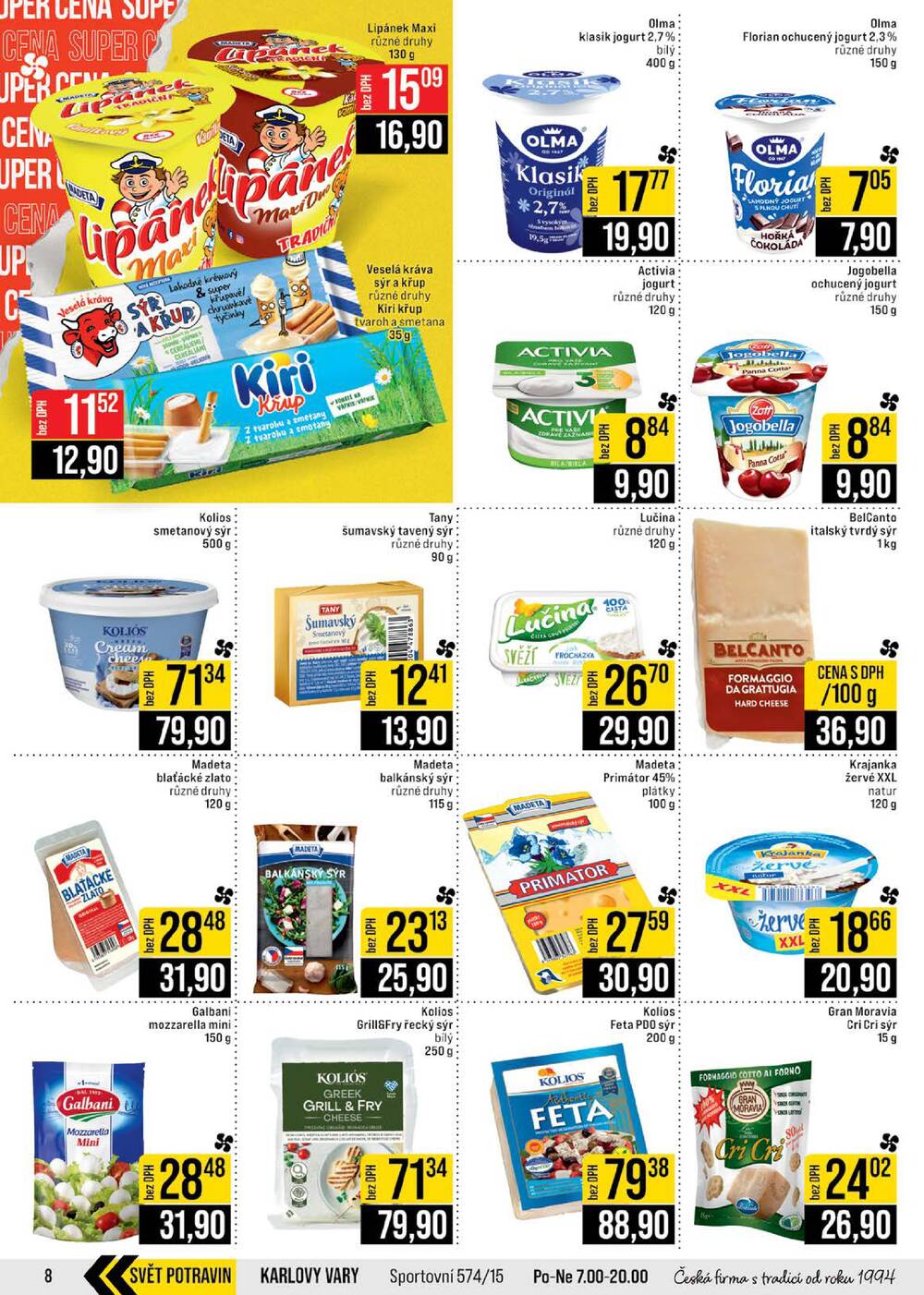 Leták JIP - JIP Cash & Carry České Budějovice, Most, Náchod, Polička, Sušice a Svoboda nad Úpou od 13.5. do 19.5.2026 - strana 8