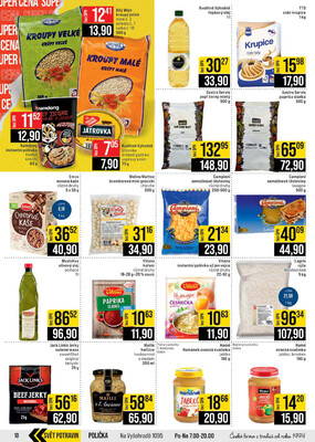 JIP Cash & Carry České Budějovice, Most, Náchod, Polička, Sušice a Svoboda nad Úpou od 13.5. do 19.5.2026