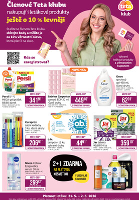 leták Teta drogerie