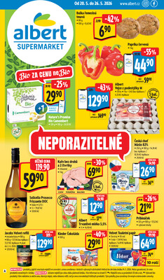 Leták Albert Supermarket Jihomoravský od 20.5. do 26.5.2026