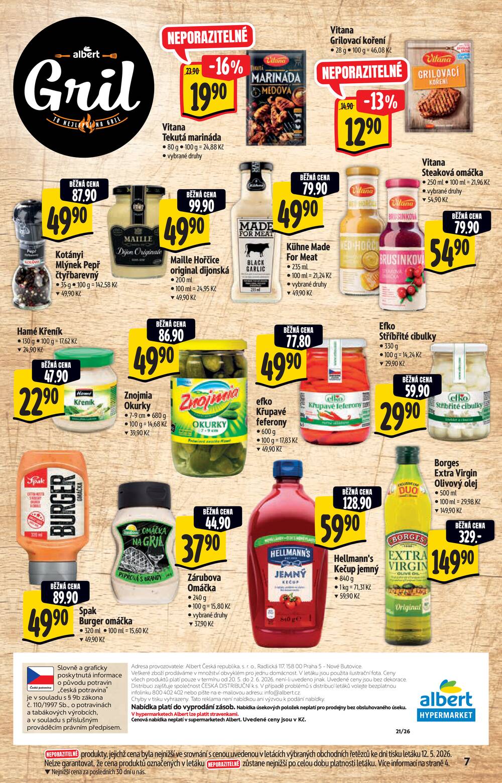 Leták Albert - Albert  Hypermarket katalog Léto od 20.5. do 2.6.2026 - strana 7