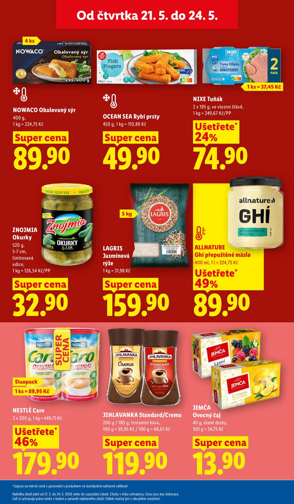 Lidl Čtvrtek od 21.5. do 24.5.2026