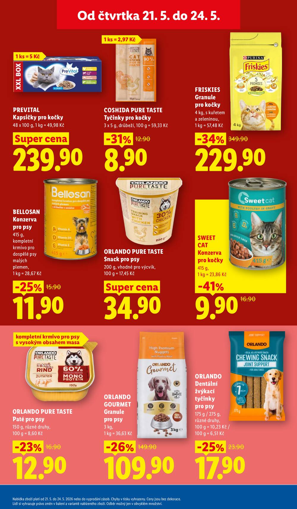 Lidl Čtvrtek od 21.5. do 24.5.2026