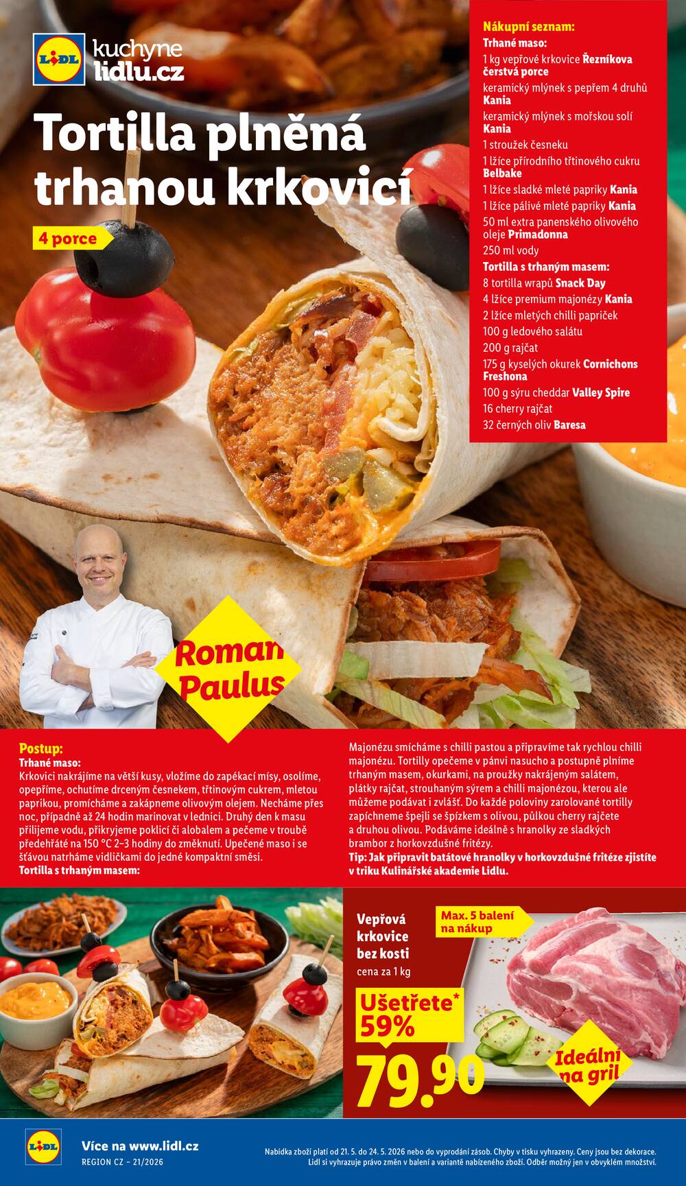 Lidl Čtvrtek od 21.5. do 24.5.2026
