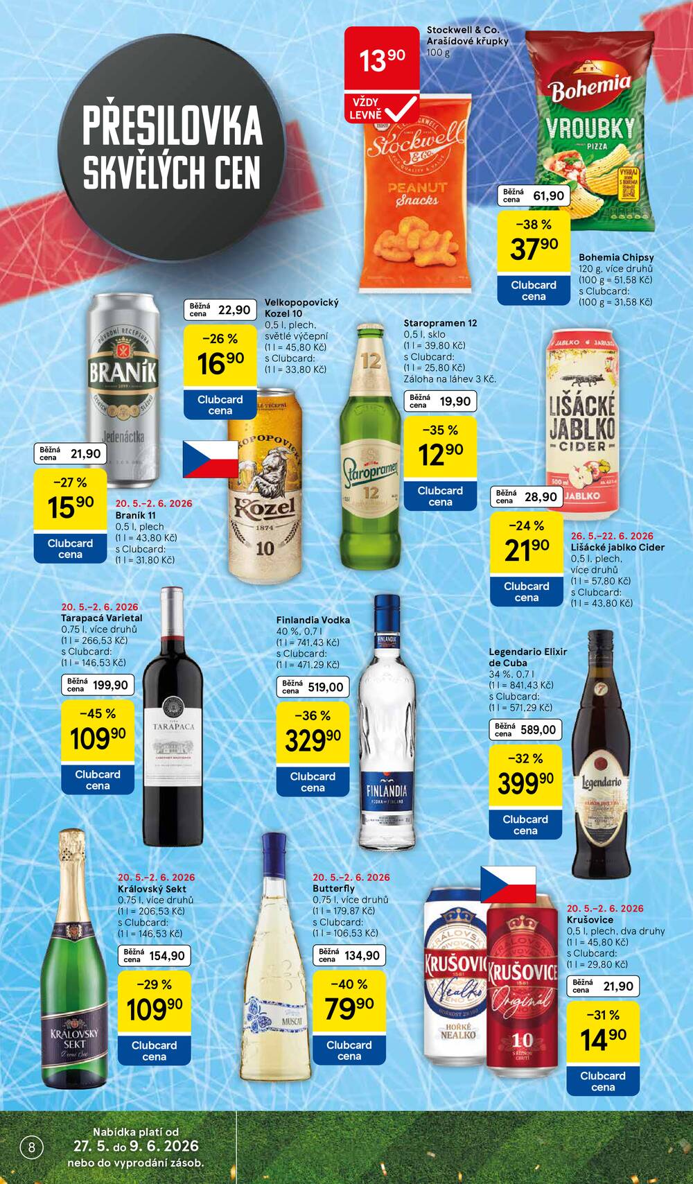 Tesco supermarkety od 27.5. do 2.6.2026