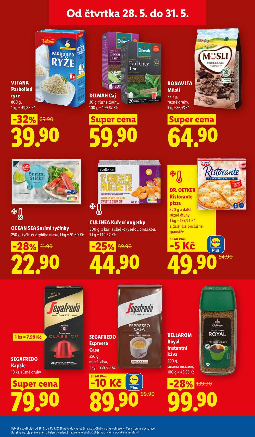 Lidl Čtvrtek od 28.5. do 31.5.2026