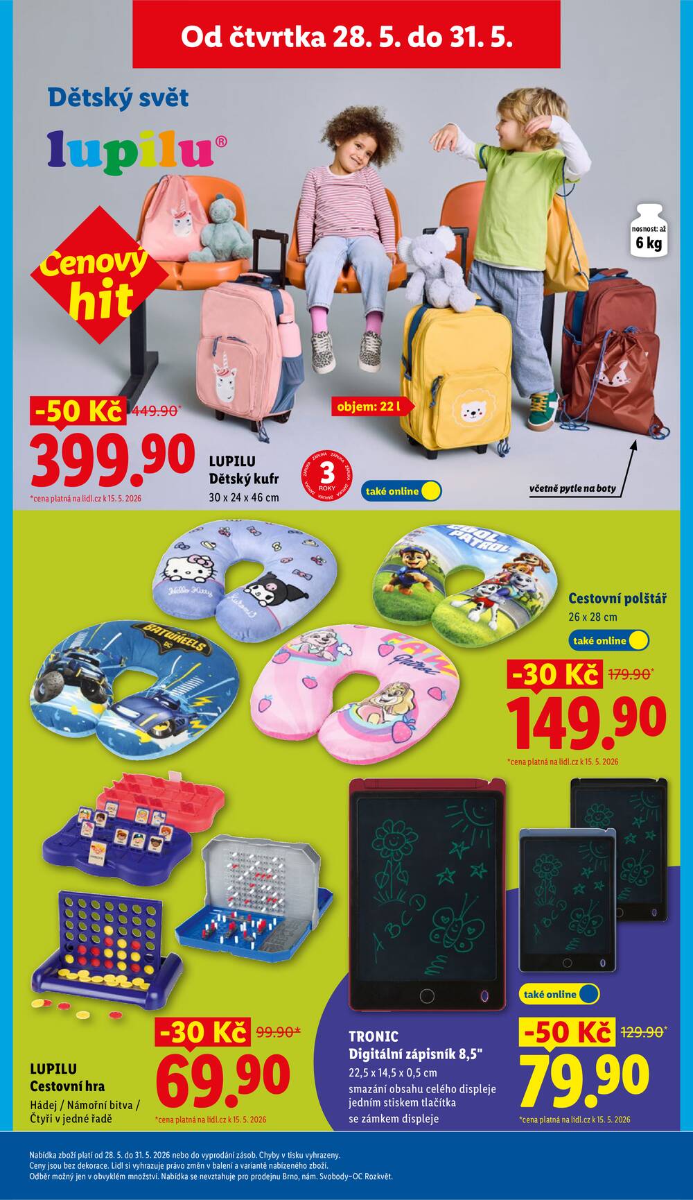 Lidl Čtvrtek od 28.5. do 31.5.2026