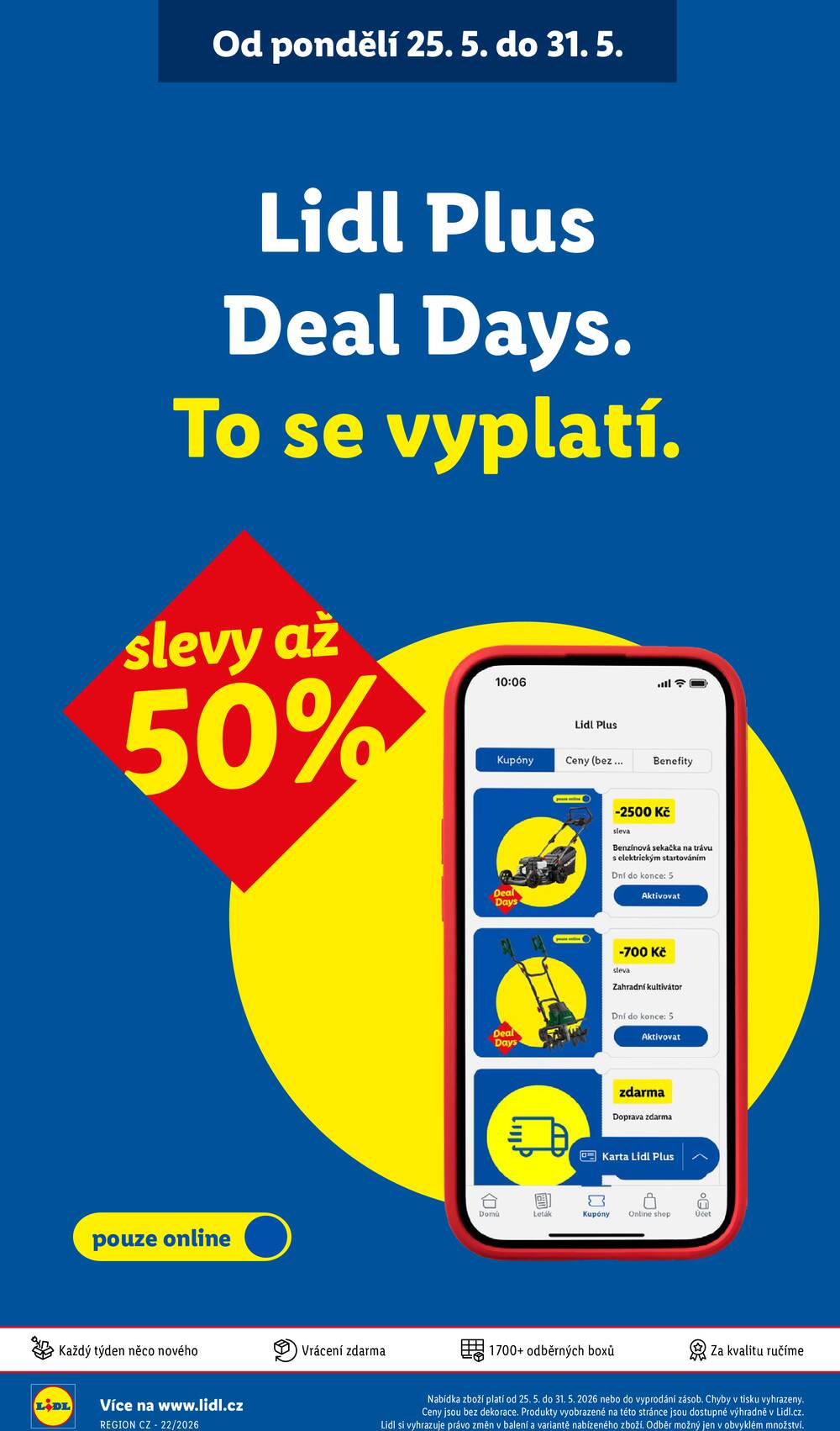 Lidl Čtvrtek od 28.5. do 31.5.2026