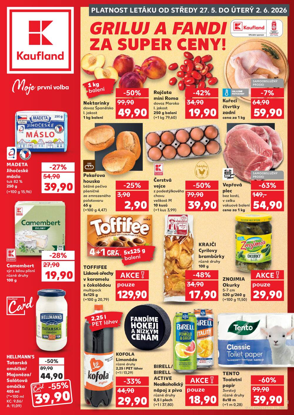 Leták Kaufland - Kaufland 27.5. - 2.6. - Kaufland - Chomutov - Otvice - strana 1 Leták Kaufland - Kaufland 27.5. - 2.6. - Kaufland - Chomutov - Otvice - strana 1