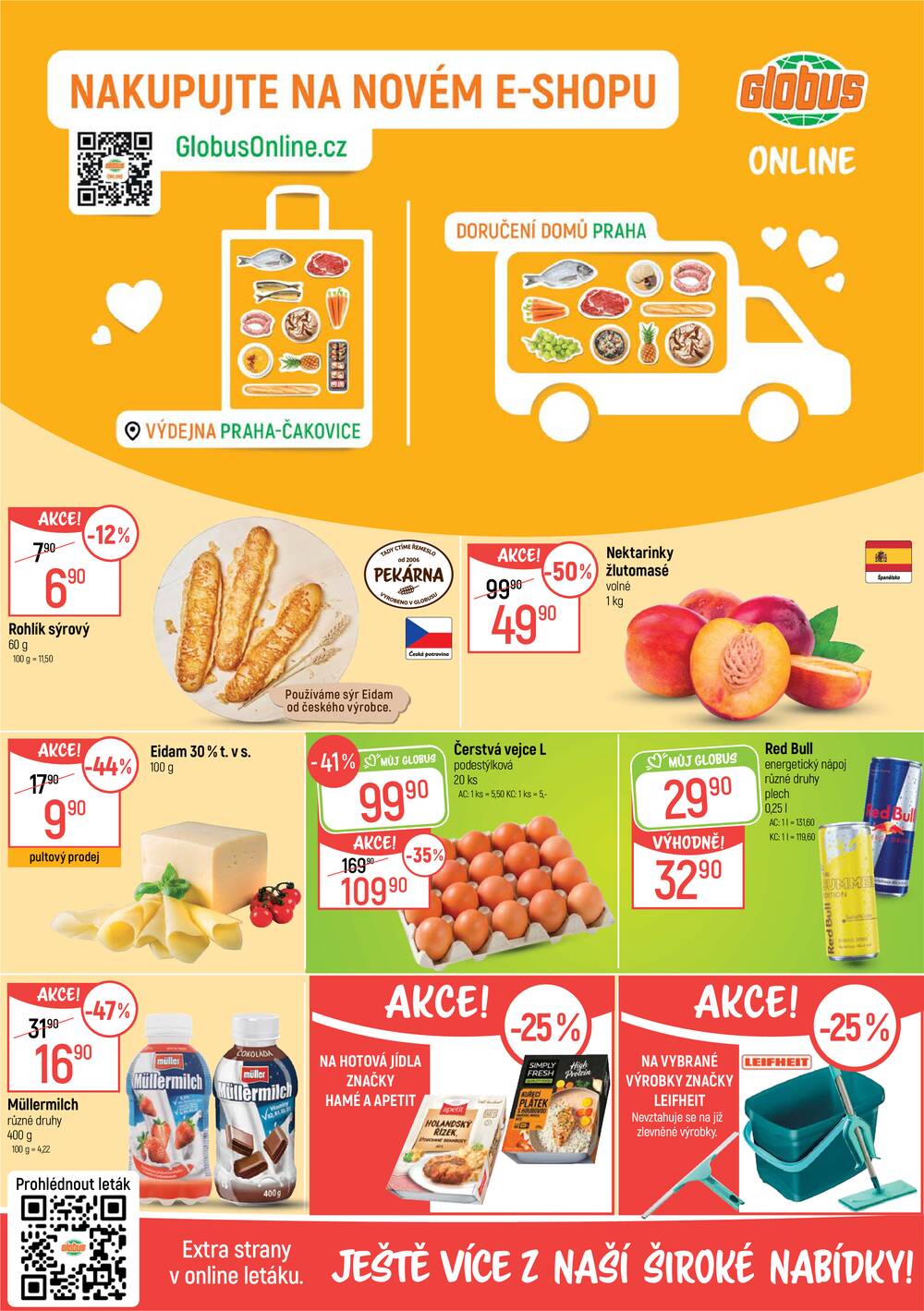 Akční leták Globus 3.6. - 9.6.2026 - Globus Praha - Čakovice