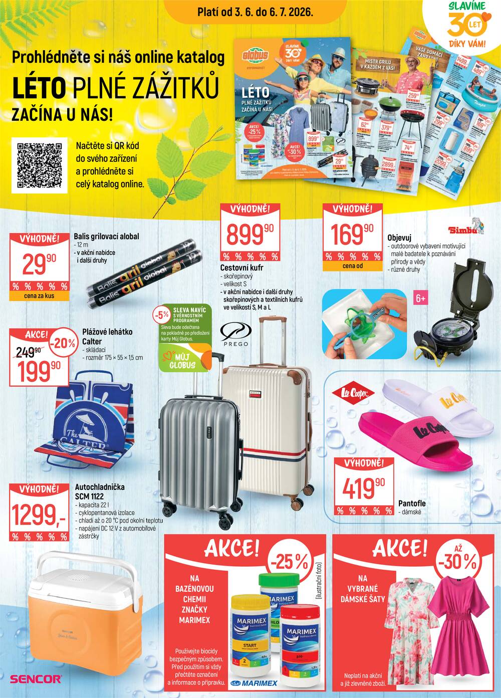 Akční leták Globus 3.6. - 9.6.2026 - Globus Olomouc
