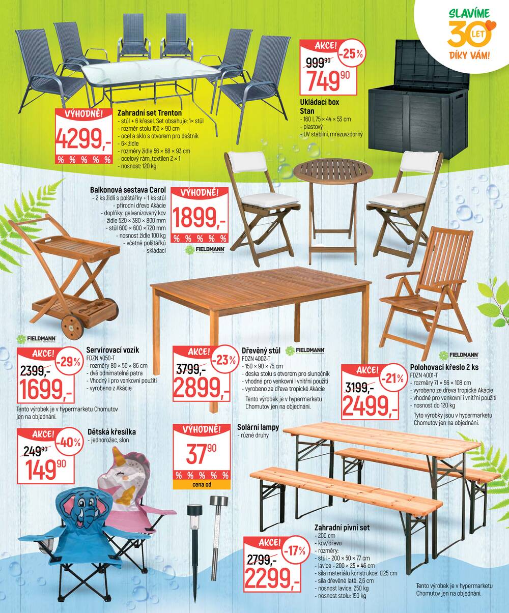 Akční leták Globus 3.6. - 6.7.2026 - Globus Chotíkov u Plzně