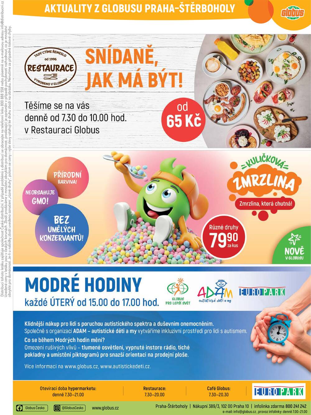 Akční leták Globus 3.6. - 9.6.2026 - Globus Praha - Štěrboholy