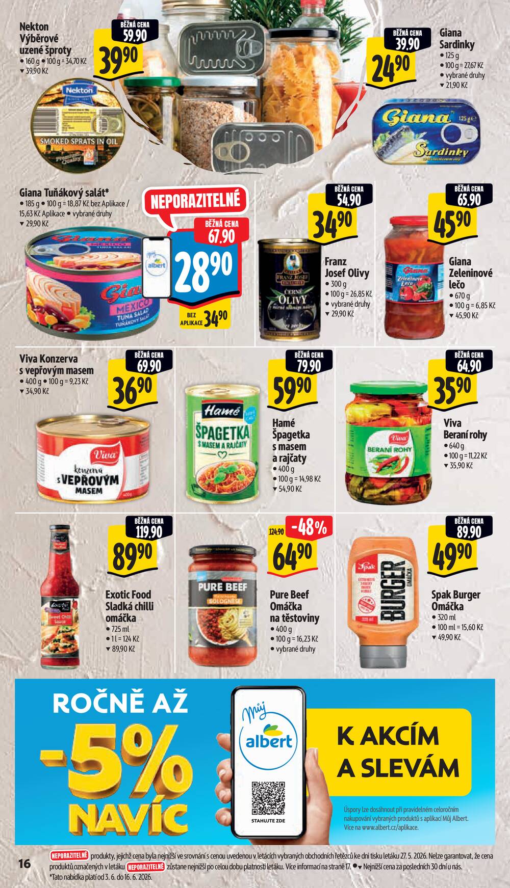Albert  Hypermarket od 3.6. do 9.6.2026
