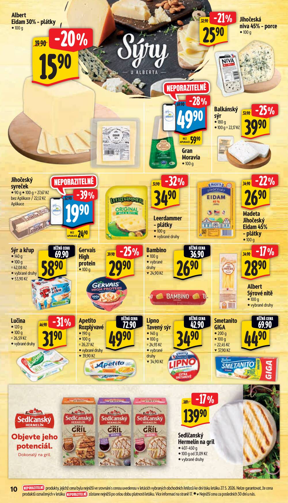 Albert  Hypermarket Jihomoravský od 3.6. do 9.6.2026