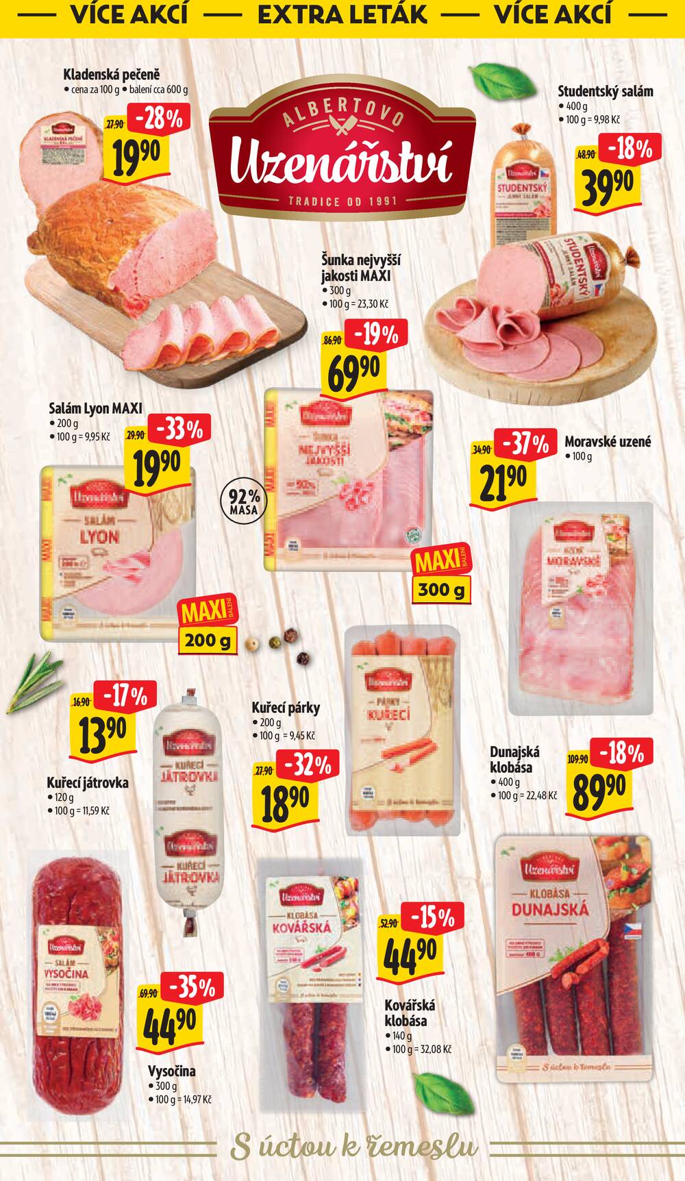 Albert  Hypermarket Jihomoravský od 3.6. do 9.6.2026