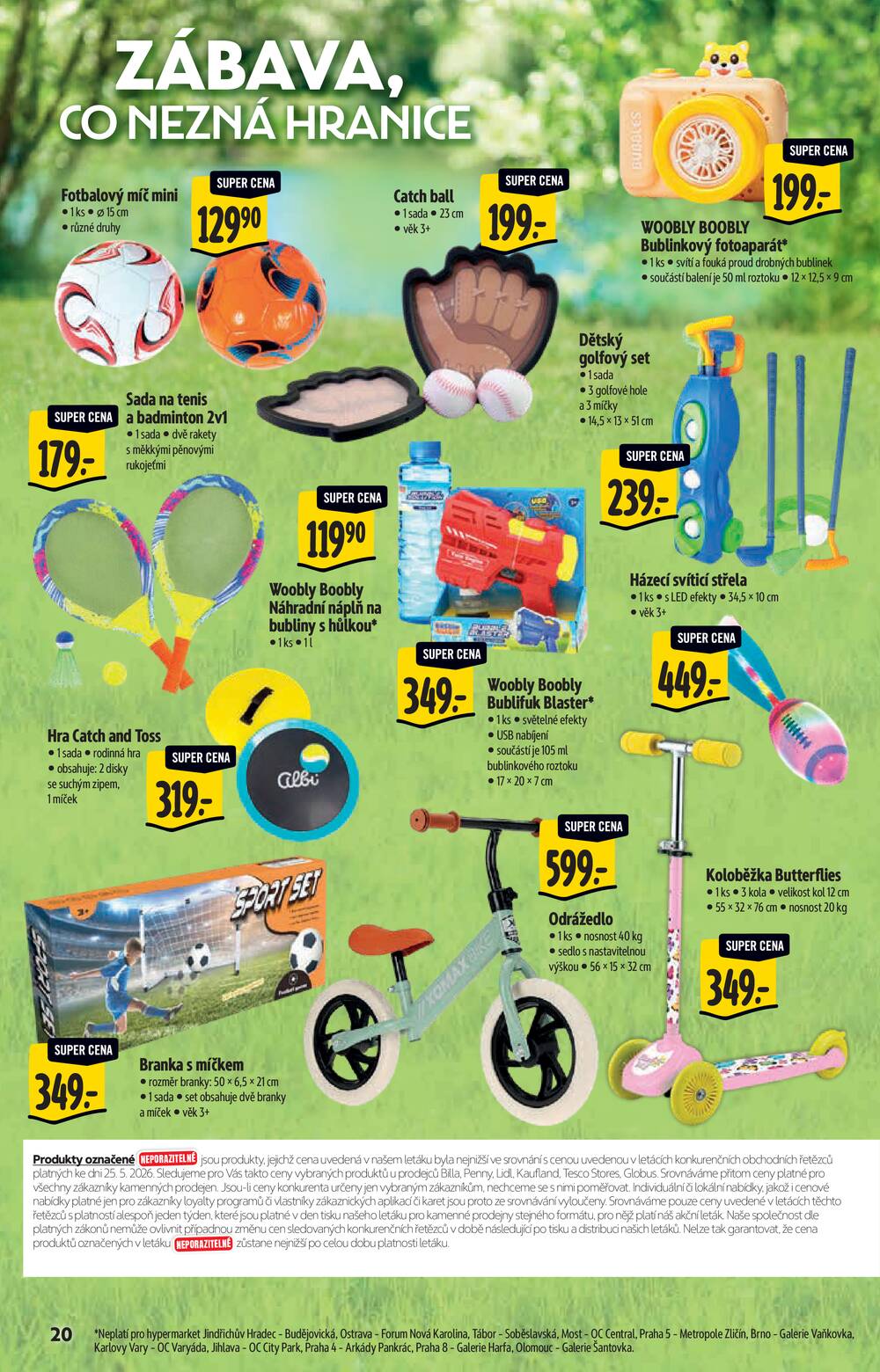 Leták Albert - Albert  Hypermarket katalog Léto od 3.6. do 16.6.2026 - strana 20