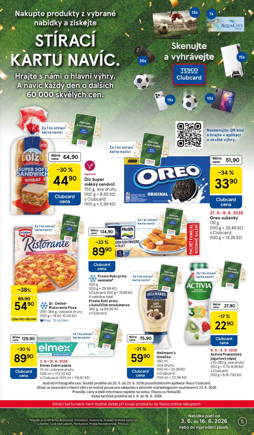Tesco malé hypermarkety od 3.6. do 9.6.2026