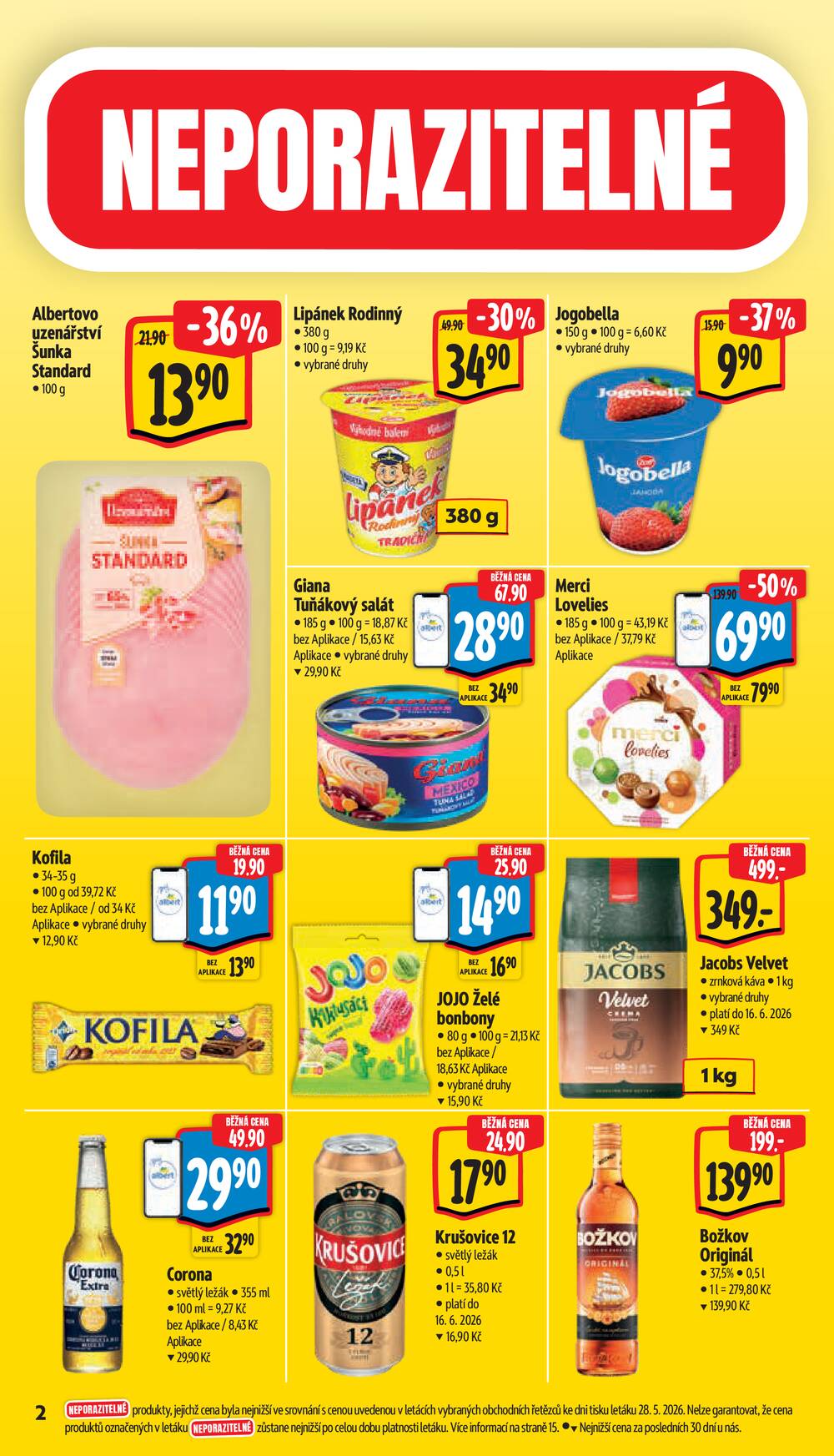 Albert Supermarket Jihomoravský od 3.6. do 9.6.2026