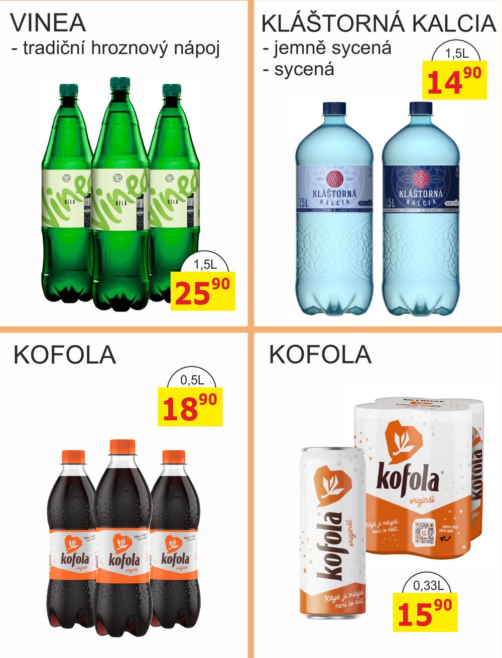 Leták BENE NÁPOJE - BENE Nápoje od 1.6. do 30.6.2026 - strana 8 Leták BENE NÁPOJE - BENE Nápoje od 1.6. do 30.6.2026 - strana 8