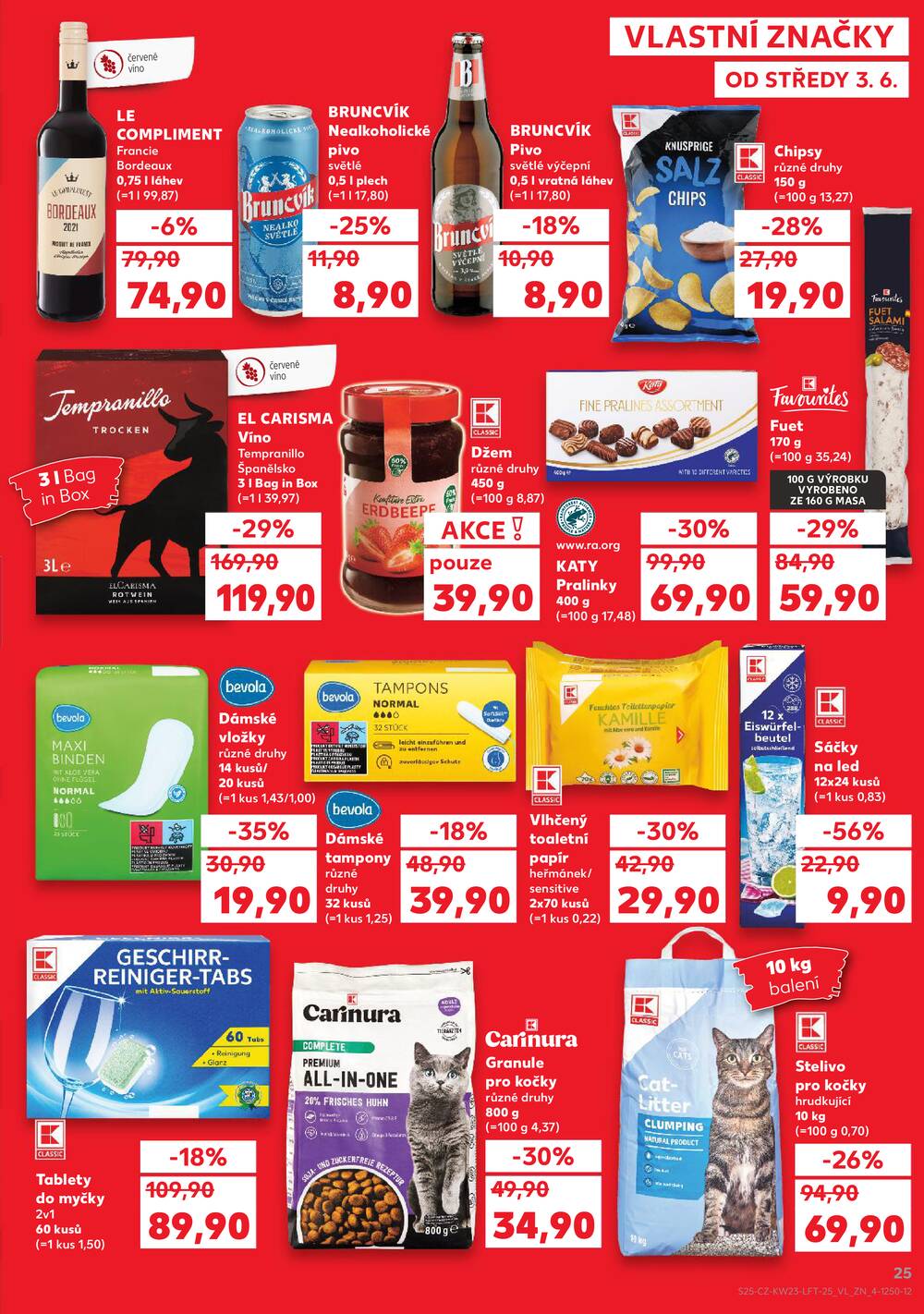 Leták Kaufland - Kaufland 3.6. - 9.6. - Kaufland - Praha - Horní Měcholupy - strana 25