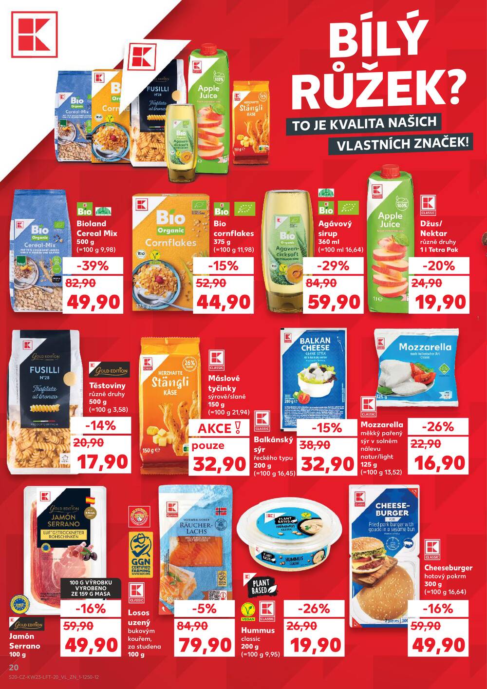 Leták Kaufland - Kaufland 3.6. - 9.6. - Kaufland - Strakonice - strana 20 Leták Kaufland - Kaufland 3.6. - 9.6. - Kaufland - Strakonice - strana 20