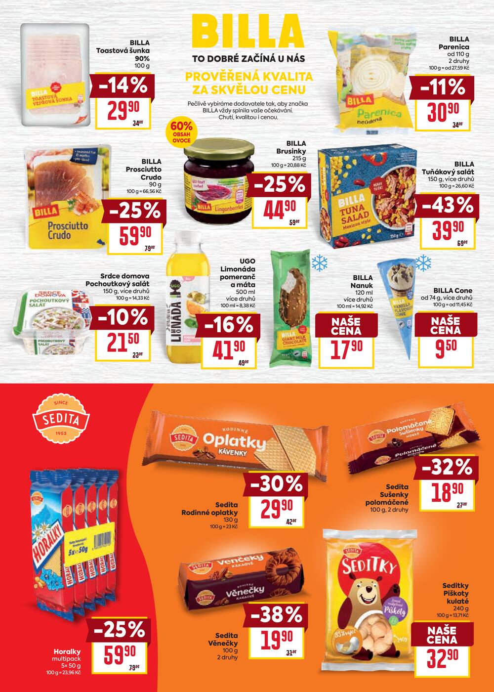 Billa katalog Léto od 10.6. do 30.6.2026