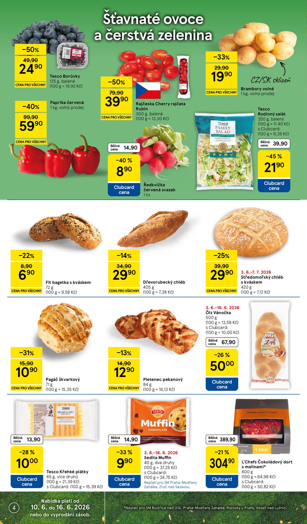 Tesco supermarkety od 10.6. do 16.6.2026