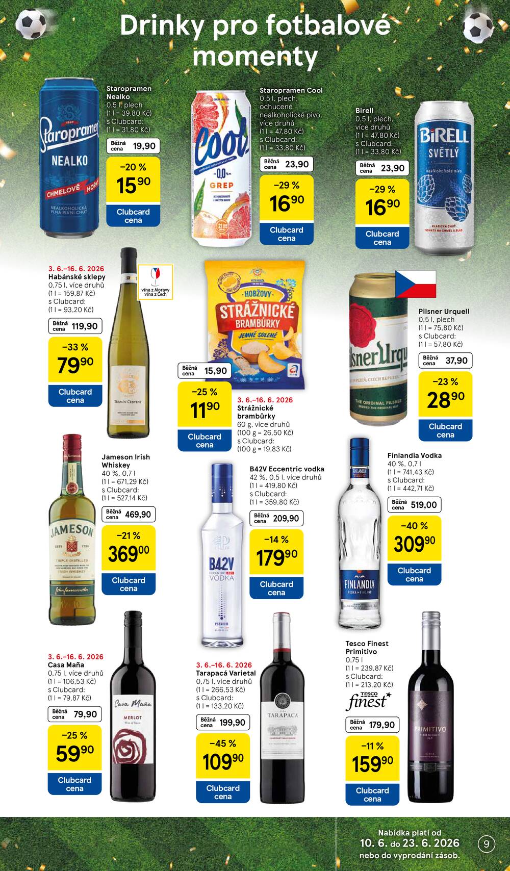 Tesco supermarkety od 10.6. do 16.6.2026