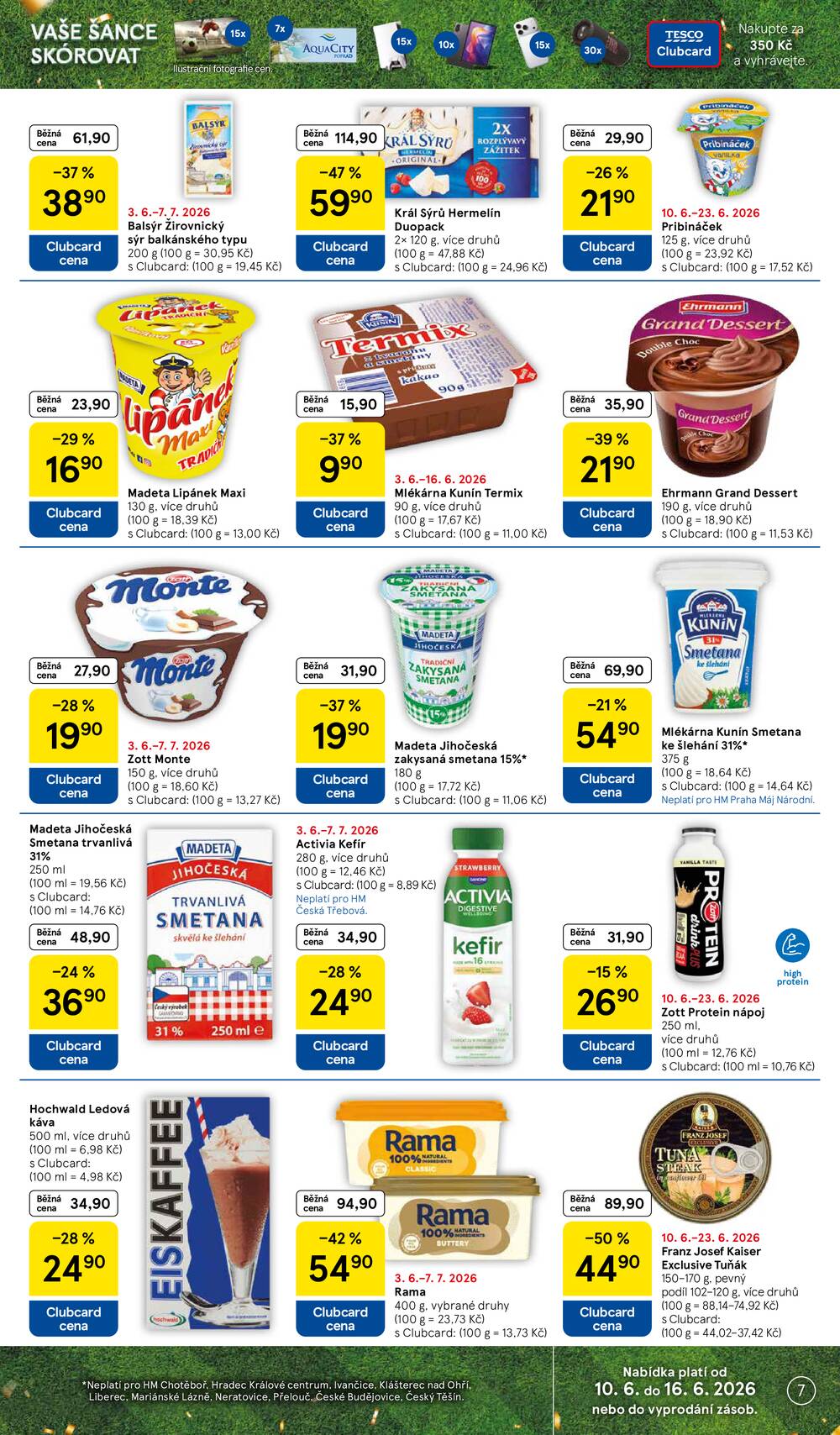 Tesco malé hypermarkety od 10.6. do 16.6.2026