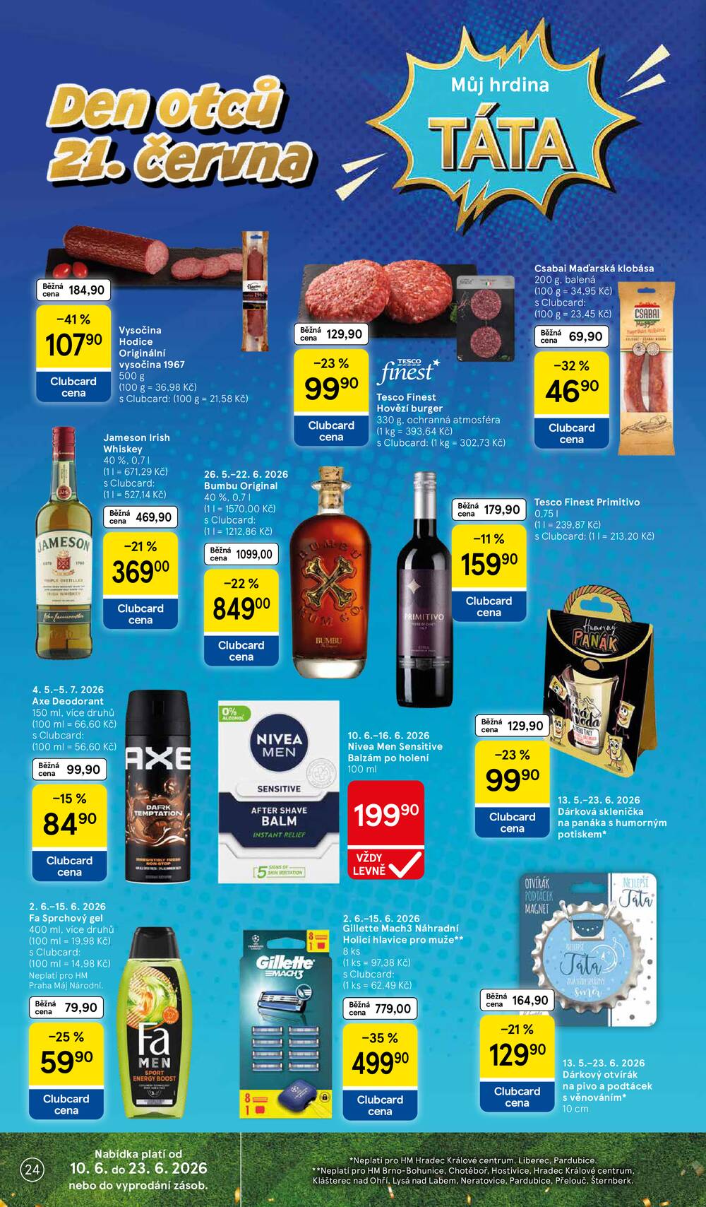 Tesco malé hypermarkety od 10.6. do 16.6.2026